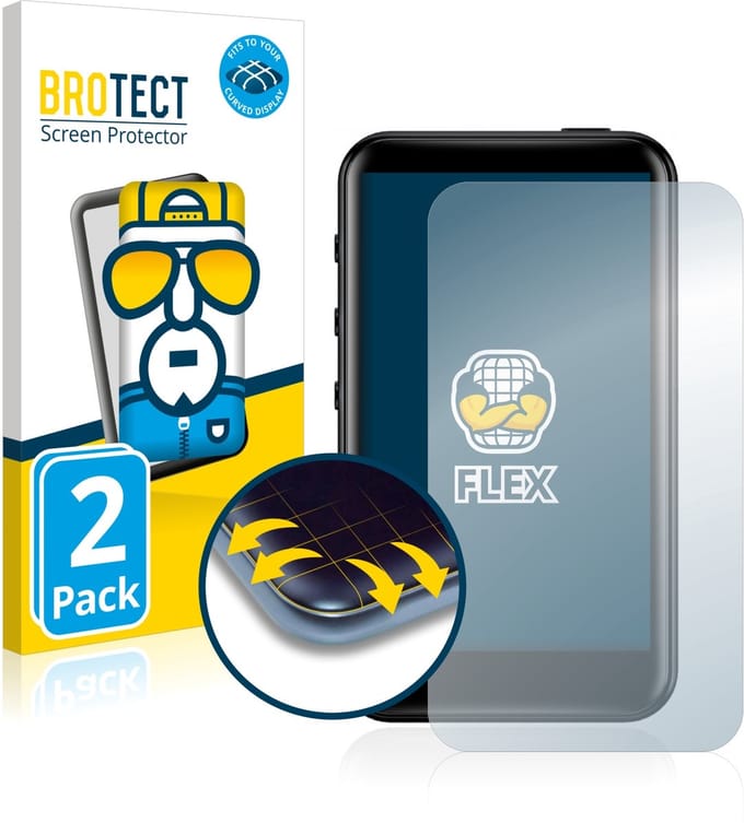 BROTECT - Screenprotector voor FiiO M6 - Folie Beschermfolie transparant volledig dekking - 2 Stuks