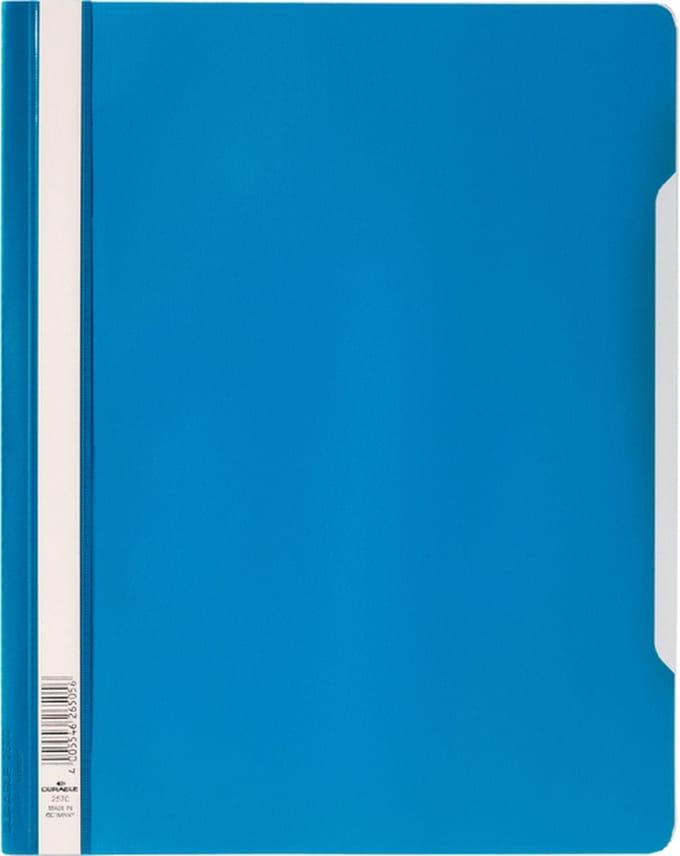 Durable snelhechtmap voor showtassen blauw