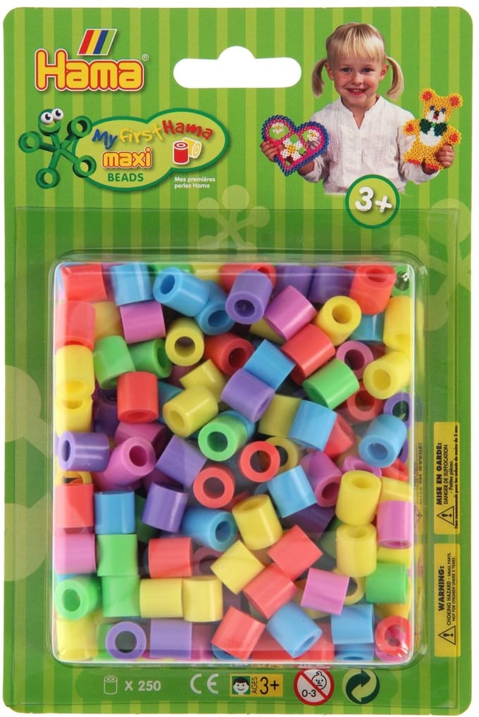 Hama - Strijkkralen - Maxi - 250 Stuks - Pastel