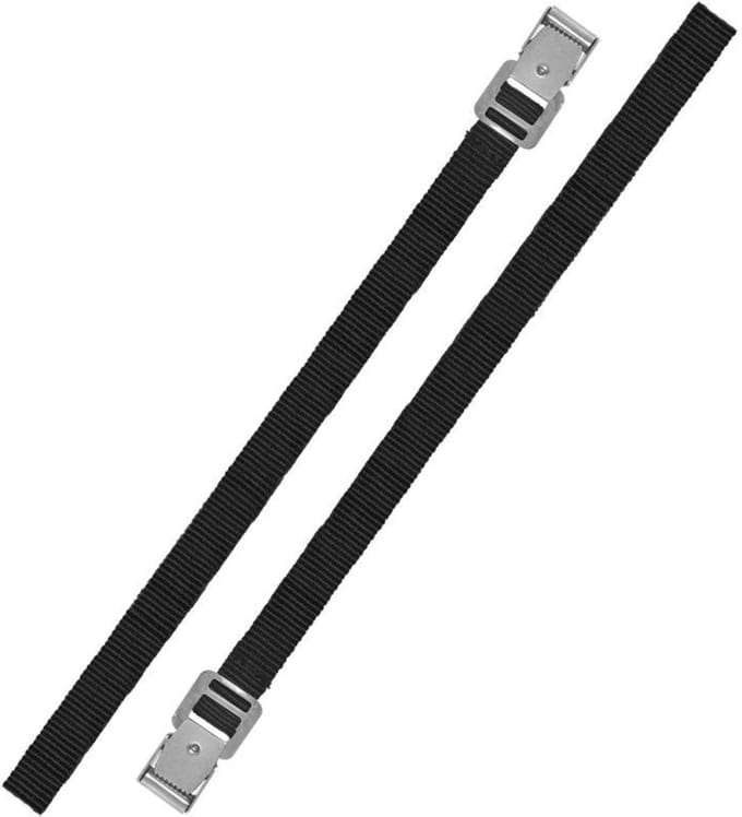 ProPlus Bindriemen met metalen gesp - 18 mm x 75 cm - zwart - set van 2