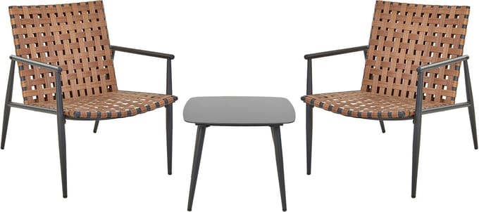 ZIRIA - Bistroset - Natuurlijk - PE rotan