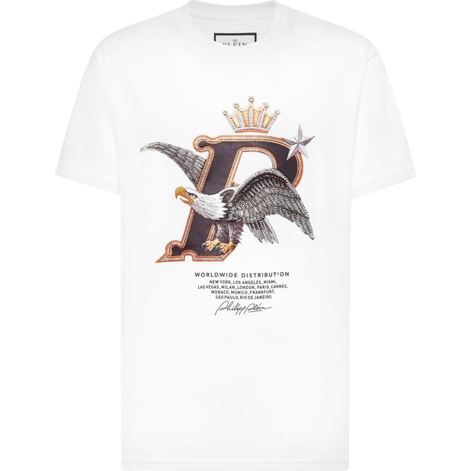 Round Neck T-Shirt Eagle Plein Worldwide
