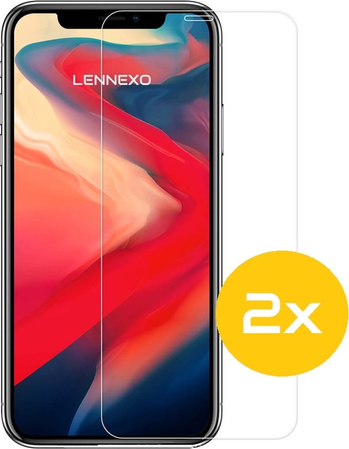 Screenprotector Geschikt Voor iPhone 11 / XR - Glasplaat - Tempered Glass - 2 Stuks