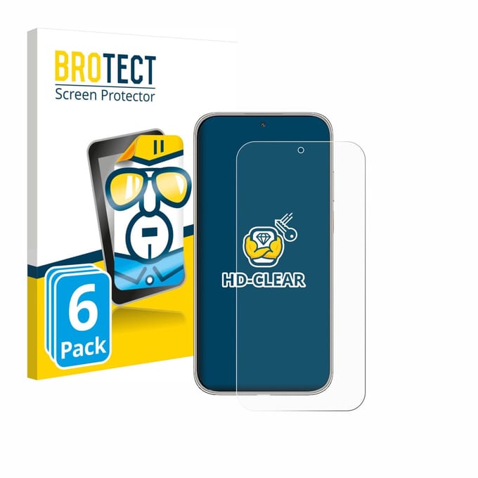 BROTECT - Screenprotector voor Huawei Mate 70 Air - Folie Beschermfolie transparant 6 Stuks