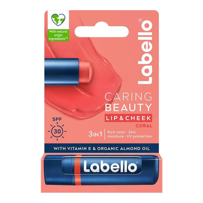 Labello Caring Beauty, Coral Nude 4.8 g