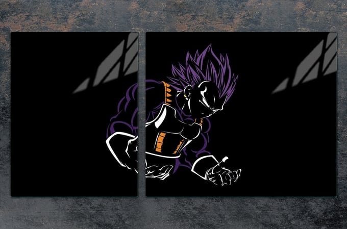TMK ArtDeko - Snijplank - Anime Ontwerp - 100x52 cm - Gehard Glas