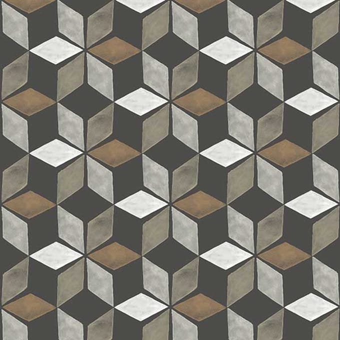 Flügger Fiona Vliesbehang 570106 - Six Senses - Illusion - Bruin - 53cm x 10.05m