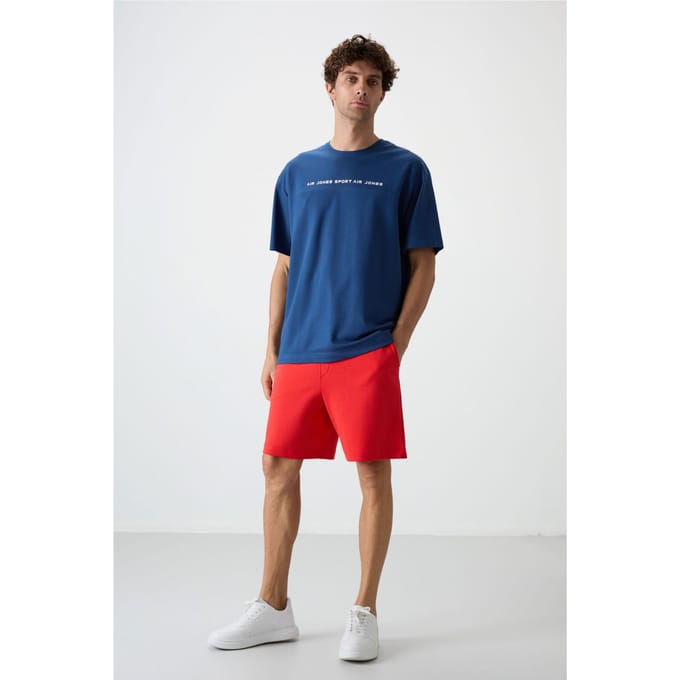 Heren Katoenen-Polyester Sweatshorts