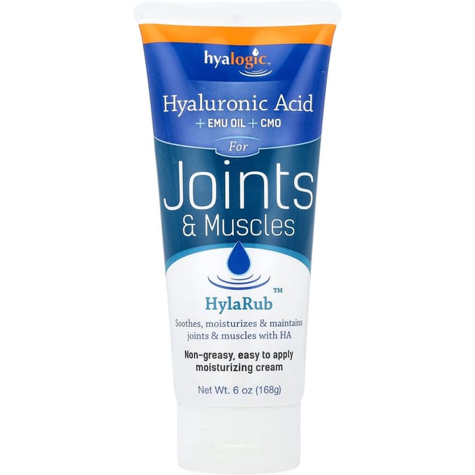 Hyalogic, HylaRub, Moisturizing Joint & Muscle Cream, 6 oz (168 g) blue