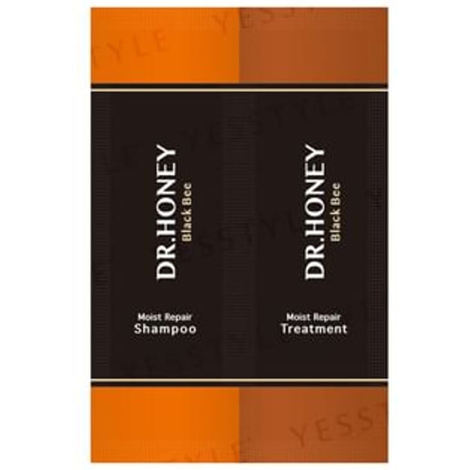 H2O - DR.HONEY Black Bee Moist Repair Shampoo & Trearment Sachet Set 10ml+10g