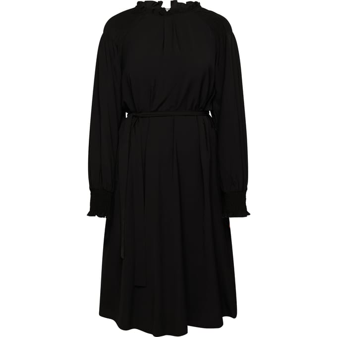 usha midi-jurk nowles Dames zwart
