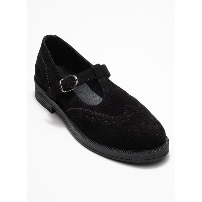 Janney Leren Band Loafers