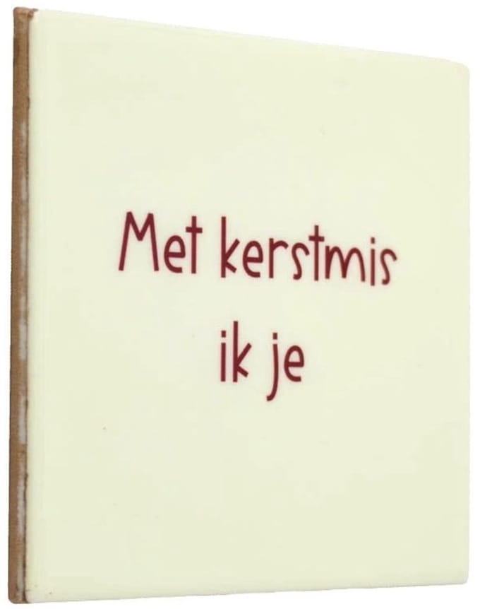 Tegeltje met kerstmis ik je