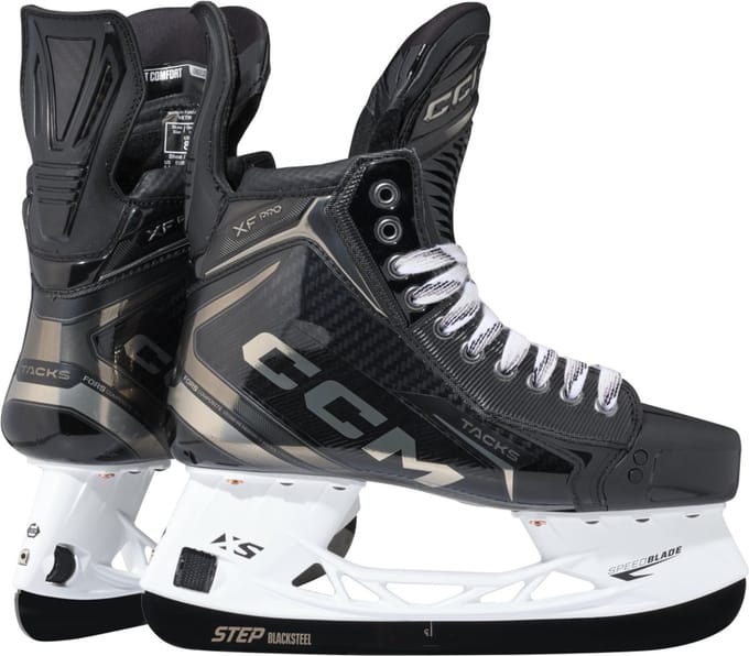 CCM - Tacks XF Pro IJshockeyschaatsen - Heren - Zwart - Int 6.5 (41 EU)
