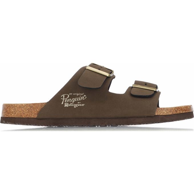 Men's Original Penguin Port Buckle Sandal in Brown