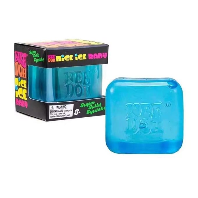 Needoh Nice Cube Sensorische Stressverlichter Fidget Tool Voor Angst & Focus Bureau Sensorische Kubus Voor Volwassenen & Kinderen