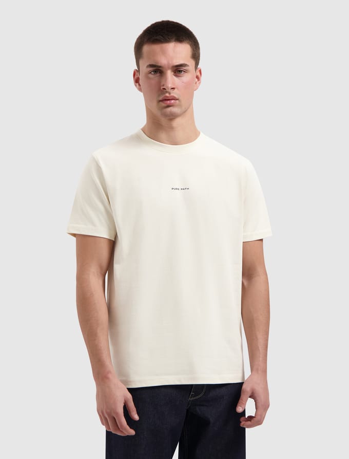 Pure Path Pure Path T-shirt Family Crest Ecru  L