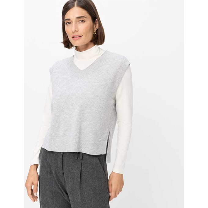 Brax Dames   Style ELISA cozy grey, lichtgrijs, maat 38