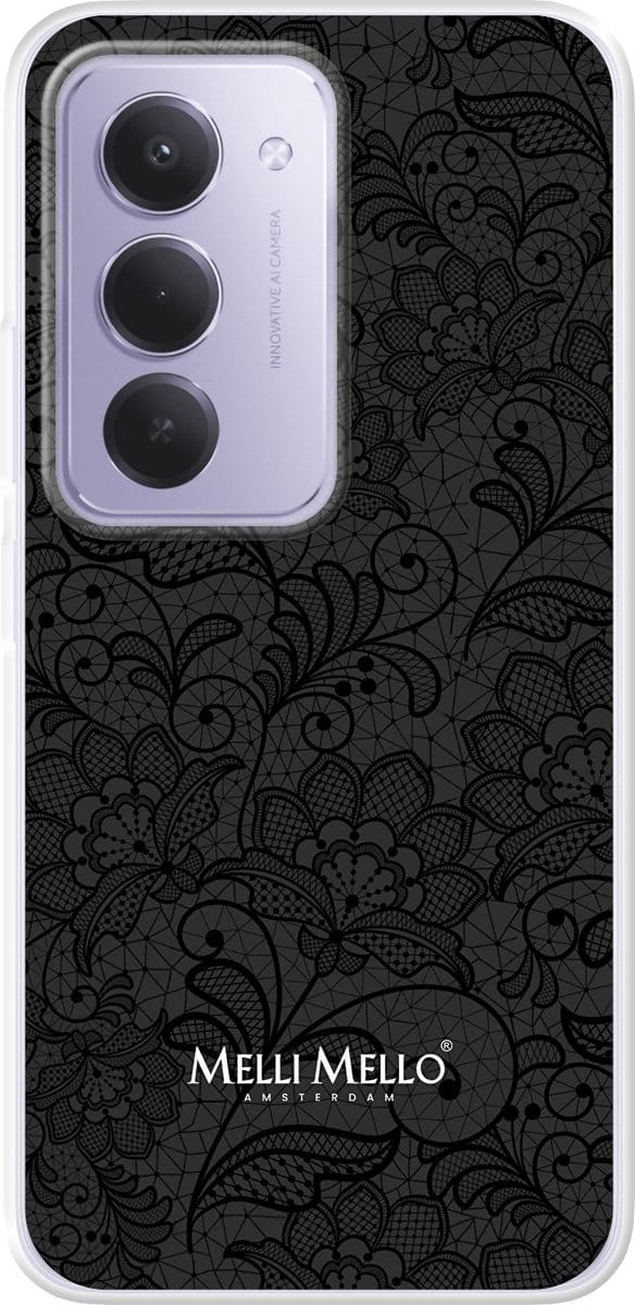 Melli Mello Telefoonhoesje Midnight Lace (Soft Case) - Apple iPhone 14 Plus