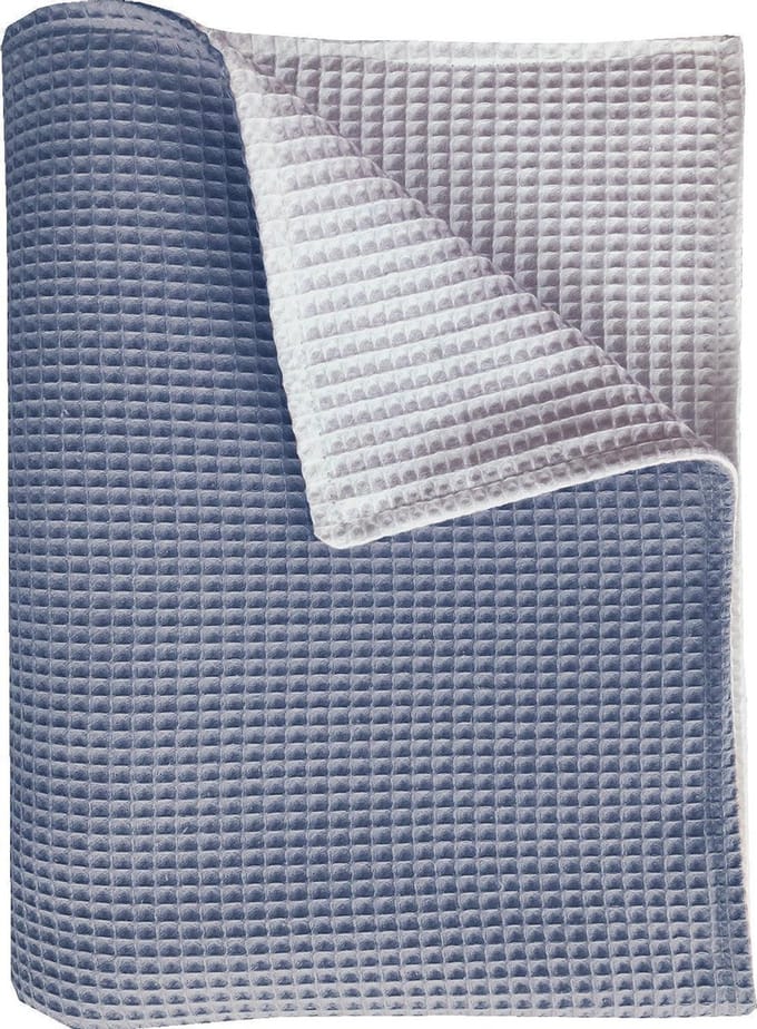 BINK Bedding ledikantdeken Pique (Wafel) dubbelzijdig dusty/wit 100 x 150 cm