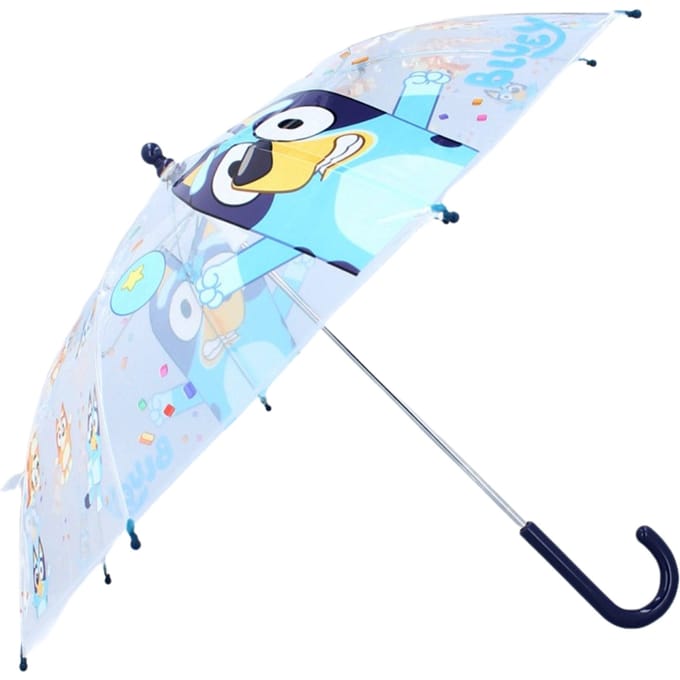 Bluey Rainy Days Paraplu - Blauw - Bluey & Bingo