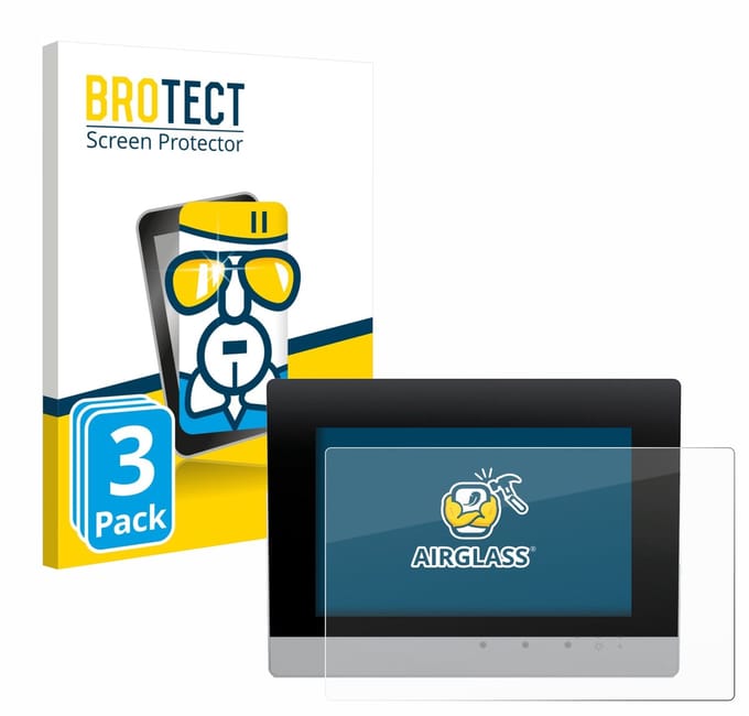 Screenprotector 3 Stuks voor WAGO Touch Panel 600 Web Panel Beschermglas transparant