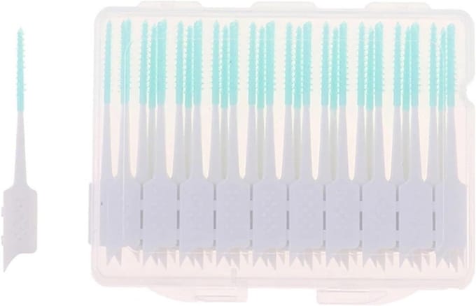 Interdentale Borstels - Tandenstokers - Mondhygiëne - Flexibele Hoek - 40 Stuks - Groen