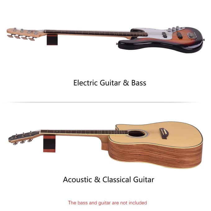 Gitaar nek rust ondersteuning kussen mahonie materiaal 2 gebruik hoogte luthier bordeaux