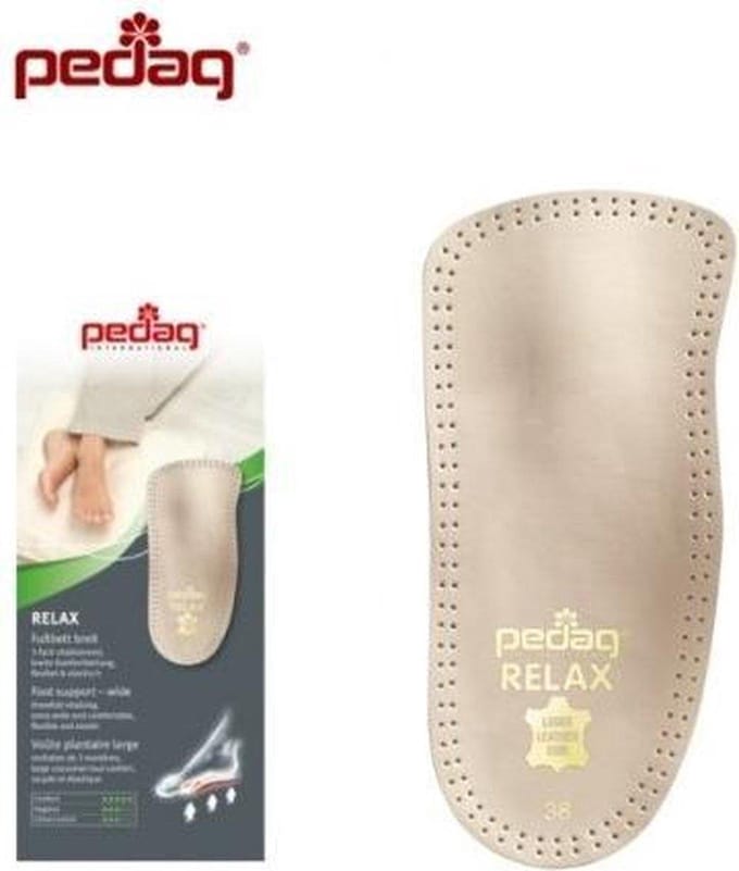 Pedag Relax - driekwart anatomische voetbed steunzool heren - maat 42