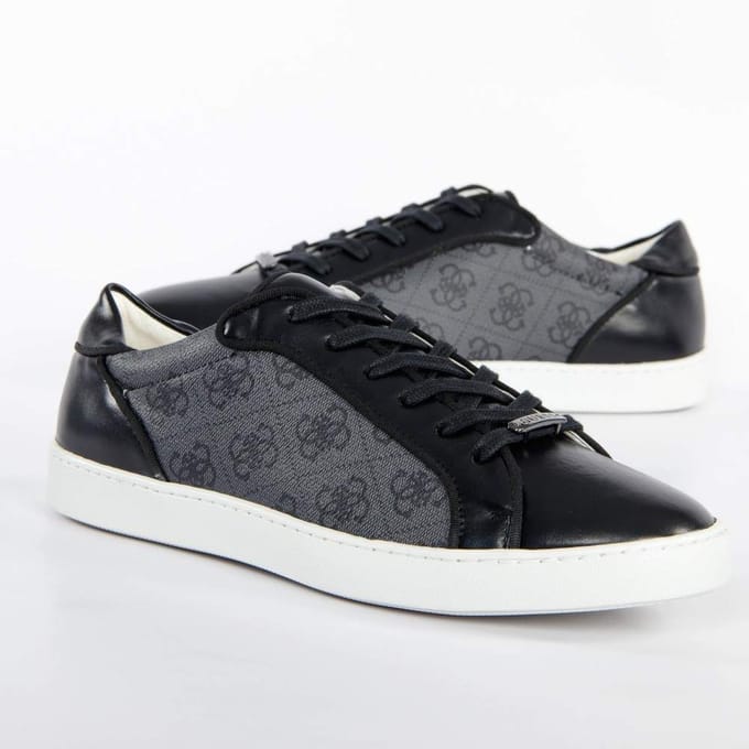 Guess herensneakers met logo, maat 4g