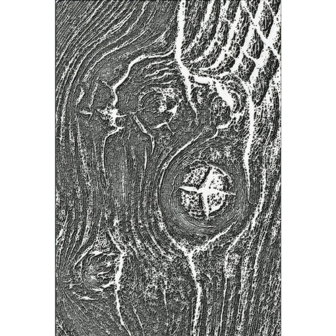 Sizzix 3D Embossing sjabloon "Woodgrain byTim Holtz"