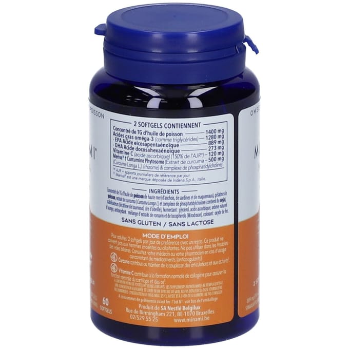 Minami® MorEPA Move + Kurkuma 60 Zachte capsules