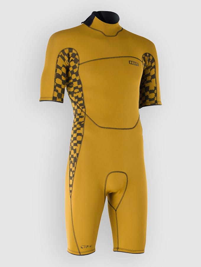 Ion Seek Core 2/2 Shorty Ss Back Zip Wetsuit geel