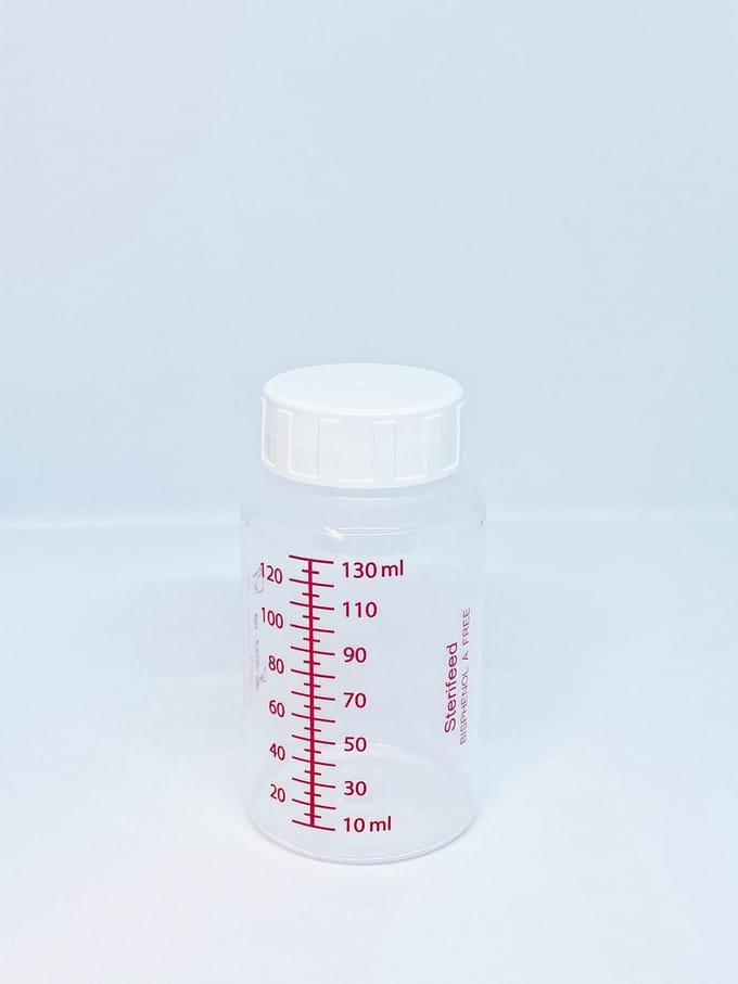 Sterifeed Herbruikbare Moedermelk bewaarfles 130 ml -  20 stuks