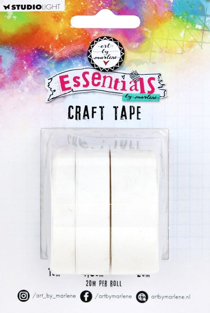Stencil tape 10, 15 and 20 mm - ABM essentials nr. 03