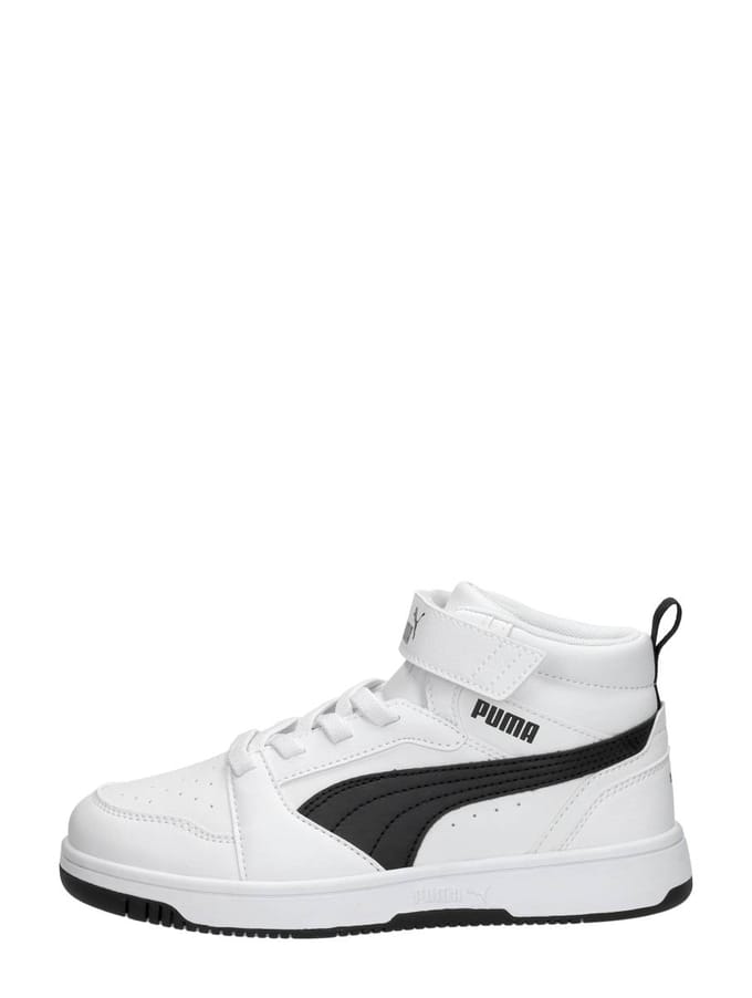 PUMA Puma Rebound V6 Mid AC+ PS Unisex Sneakers - PUMA White-PUMA Black