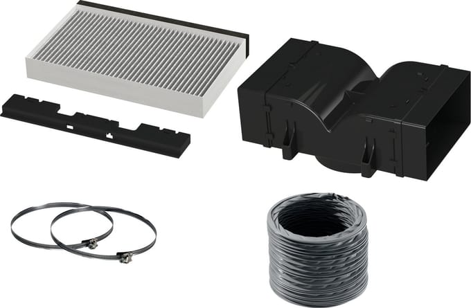 Siemens LZ22CBI14 afzuigkapaccessoire Afzuigkap recyclageset