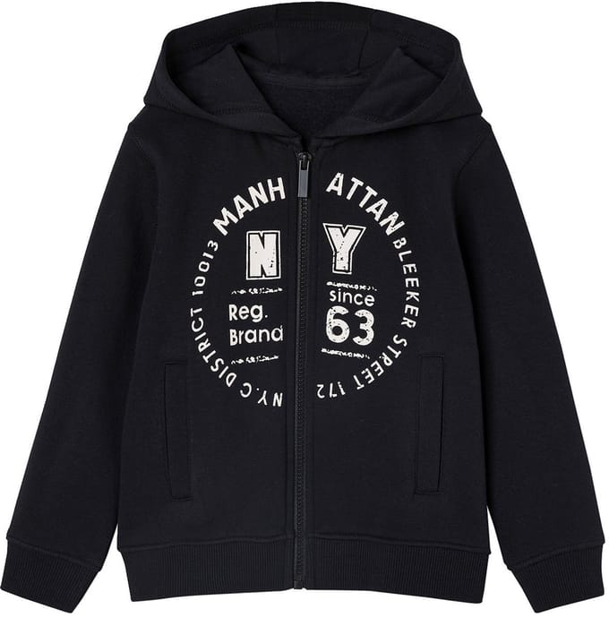 Vertbaudet Ritssweater mt capuchon sport BASICS jongens