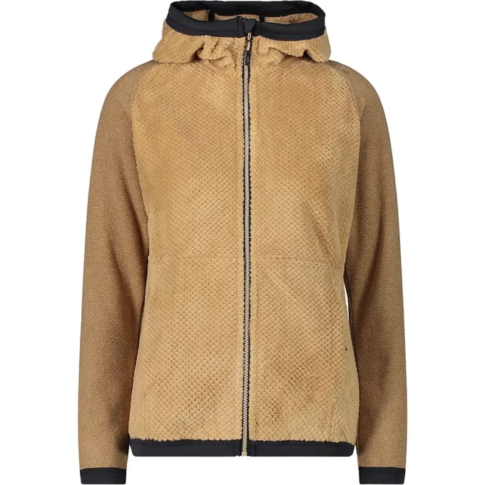 Dames fleece met capuchon CMP