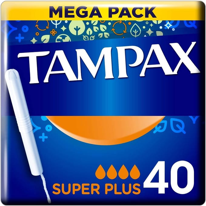 Super Plus Tampons met Inbrenghuls - 40 Stuks
