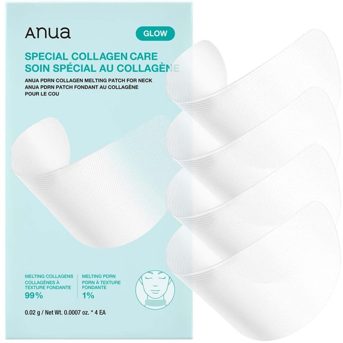 Anua PDRN Collagen Melting Patch For Neck (4 Pack)