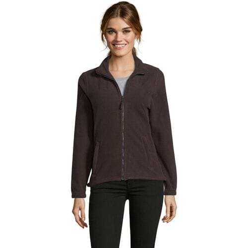 SOL'S Women´s Fleece Jacket North L745 - Dark Chocolate - XXL
