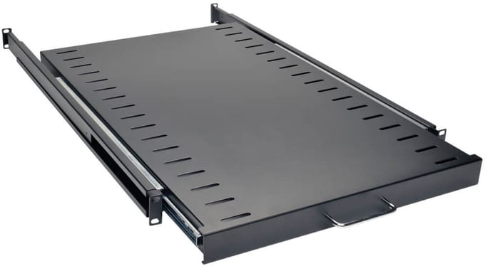 Tripp Lite Rack Enclosure Cabinet Standaard Sliding Shelf 50lb Capaciteit - rack shelf