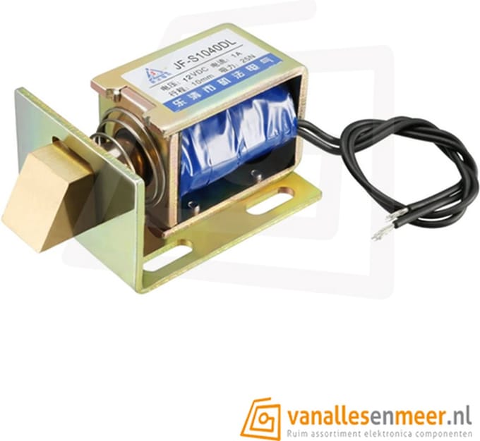 Deur slot Solenoid 12V 1A - JF-S1040DL