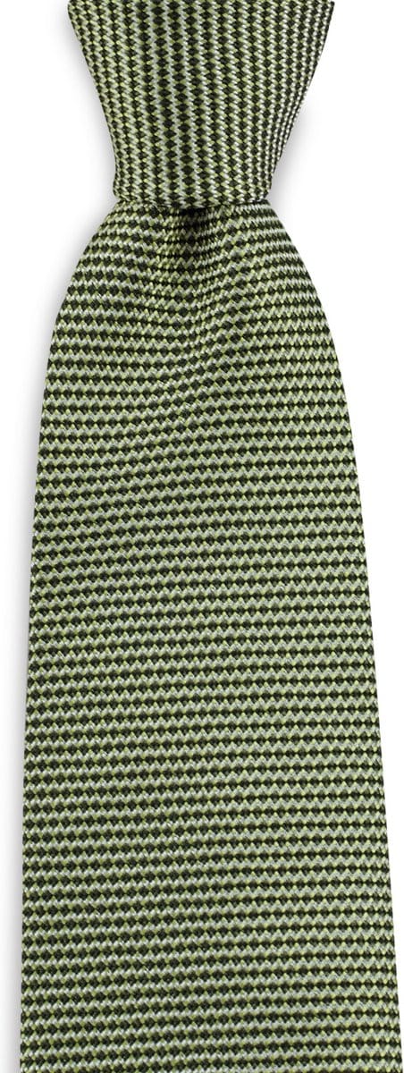 We Love Ties - Stropdassen - Stropdas Dapper Dave - zwart / groen / wit
