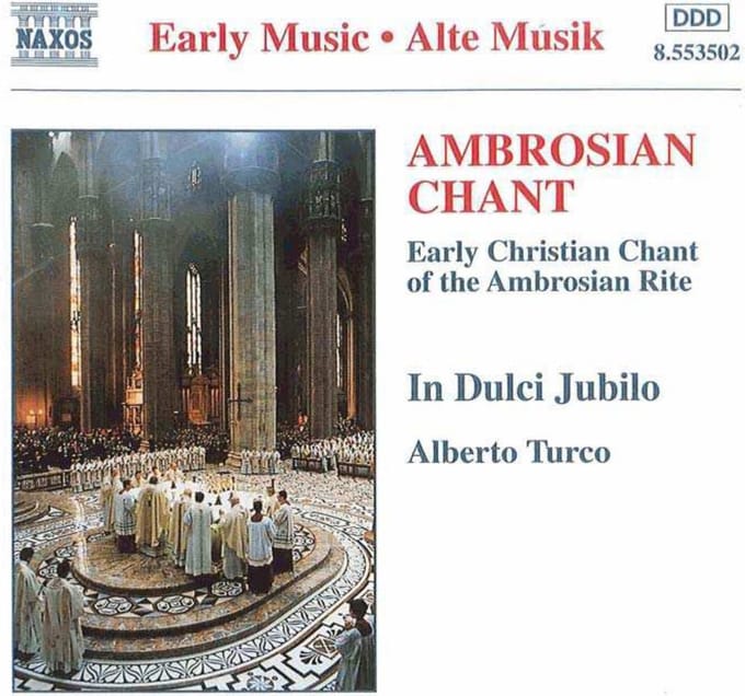 In Dulci Jubilo - Ambrosian Chant (CD)