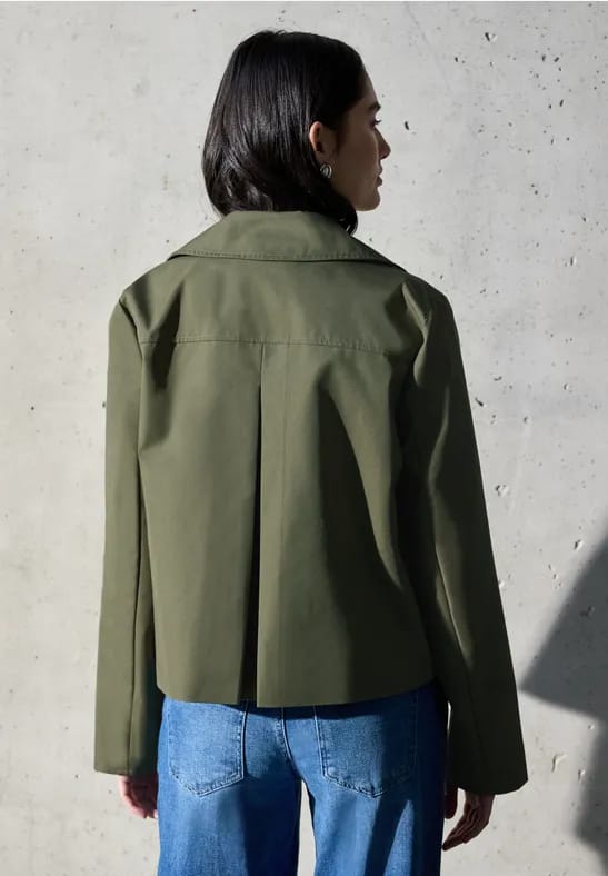Korte trenchcoat