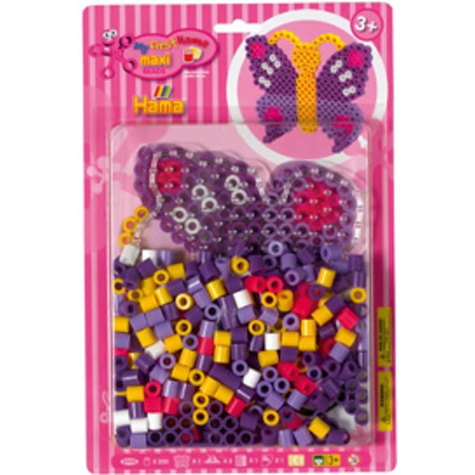 Hama Maxi Strijkkralen Blister Pack Vlinder 250 Stuks