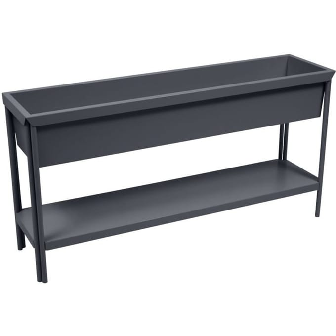 Fermob - TERRAZZA Plantenbak - 47 antraciet mat - M - 4 - 6 Wochen
