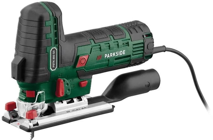 Decoupeerzaag - met pendelslag - Parkside - 800 w en parallelaanslag
